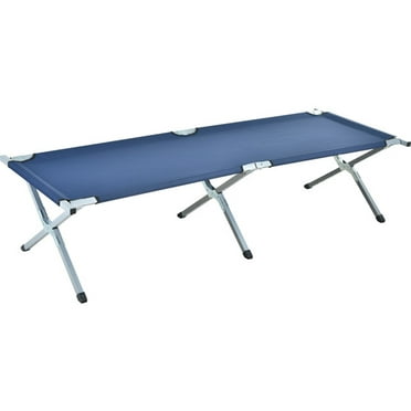 RIO Adventure One Piece Military Camping Cot, Camping Cots for Adults ...