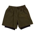 thumbnail image 1 of Bermuda Athletic Works para Niño Diseño Doble con Jareta y Bolsillos Verde Talla 12, 1 of 4
