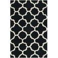 thumbnail image 2 of SAFAVIEH Cambridge Leonard Geometric Wool Area Rug, Black/Ivory, 2' x 3', 2 of 7
