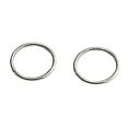 thumbnail image 5 of Sterling Silver Tiny Thin Hoop Earrings for Women Cartilage Nose Septum Helix Tragus Rings Multiple Piercing Jewelry, Hypoallergenic (6.5mm | 24 GA, Sterling Silver 925), 5 of 8