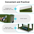thumbnail image 4 of FreeLung 80QT Rolling Cooler Cart with Wheels Ice Chest Outdoor Backyard Coolers on Wheels Green, 4 of 7