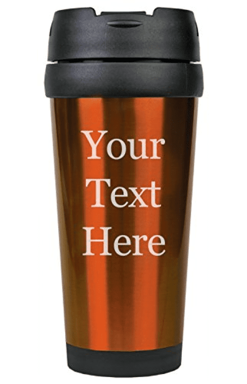 Customized 3D Laser Engraved Personalized Stainless Steel Custom Travel Mug without Handle