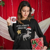 Con Mi Burrito Sabanero Voy Camino De Belen Navidad Christmas Sweater | 3 Colors