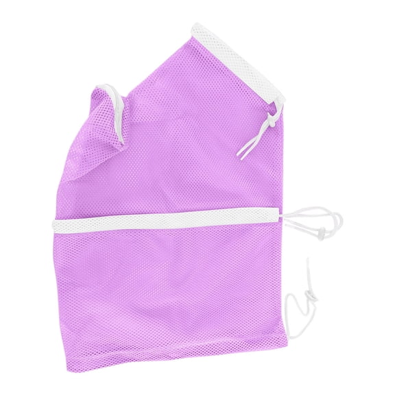 Cat Shower Net Bag Grooming Bathing Adjustable Washing Bag Multifunctional Cat Restraint Accessories Prevent Biting Scratching, Nail Trimming, Ears Clean, Keeping Calm(11.8"×18.9",Pink)
