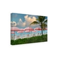 thumbnail image 2 of Dennis Frates 'Pink Beach Umbrellas' Canvas Art, 2 of 3