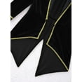 thumbnail image 5 of Aiihoo Kids Girls Red Circus Ring Master Ringmaster Tailcoat Jacket Outfit Black 8, 5 of 6