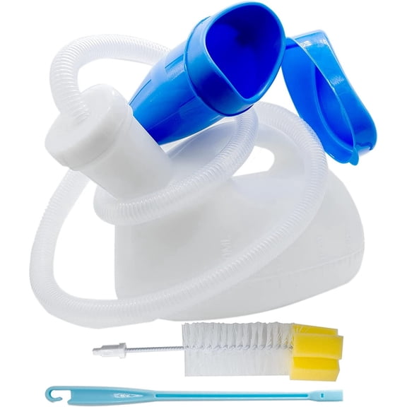 Urinals for Men  and Women, 2000ml Portable Urinal Spill Proof Thick Firm Female Male Pee Bottle Urine Collection Container for Elderly Incontinence Home Hospital Emergency Camping Car Travel