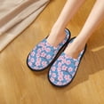 thumbnail image 4 of House Slippers for Women Men - Beautiful Orchids Flowers A Lightweight House Shoes Fuzzy Slippers, Soft Slip-On Cozy House Slippers for Woman Indoor Outdoor, 4 of 7