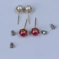 thumbnail image 6 of Soumake 12 Pairs Elegant Earrings Round Faux Pearl Jewelry Women Party Ear Studs Set Fashion, 6 of 8