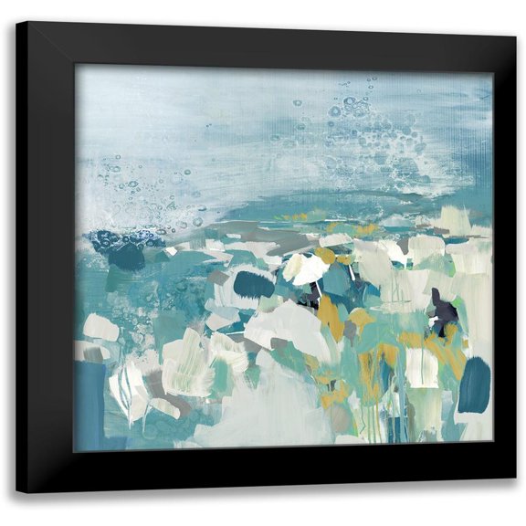 Rowan, Grace 12x12 Black Modern Framed Museum Art Print Titled - Above the Sea