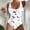 White, variant on Baqcunre Womens One Piece Swimsuits, Women's Spring/Summer Floral Print Cut Waist Bikini Set with Chest Topper, Women's Swimwear 1PC Black L