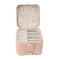 thumbnail image 1 of Jewelry Storage Case,Travel Jewelry Box Organizer Small Travel Jewelry Box Small Jewelry Case Smart Functionality, 1 of 8