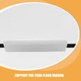 thumbnail image 3 of BEADCEST White Wooden Floor Mirror Base Support Set for Homeowners Interior Designers Bedroom Use, 3 of 8