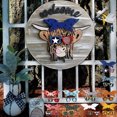 thumbnail image 4 of Colgante de pared con letrero colgante decorativo para puerta de madera, adorno de cabeza de vaca para fiestas navideñas, 4 of 6