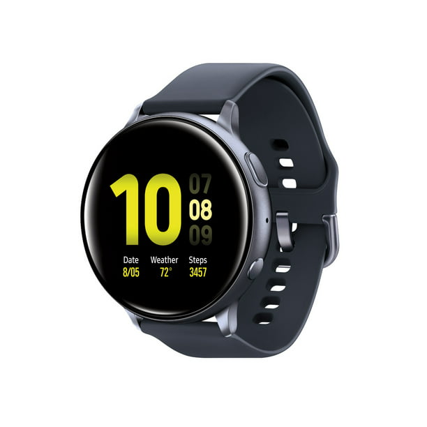 SAMSUNG Galaxy Watch Active 2 Aluminum Smart Watch (44mm) - Aqua Black - - Walmart.com