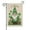 Gnome Green Shamrock, variant on St. Patrick's Day Garden Flag Linen Outdoor Flag Gnome Green Shamrock Clover Welcome Spring Yard Flags Double Sided House Flag for Home,indoor ,12.5''×18''in.