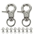 thumbnail image 1 of Miangastore 10pcs Trigger Snap Hook Trigger Clasp Swivel Snap Hooks Replacement Bag Hook Lanyard Clips, 1 of 8