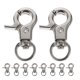 thumbnail image 1 of 10 Uds. Cierres giratorios de Metal ganchos de presión de cordón gancho de presión de gatillo ganchos de presión giratorios de cordón Clips, 1 of 4