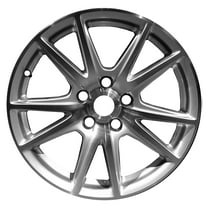 New Aftermarket  Machined and Painted Silver Rear Aluminum Wheel 17 x 8.5 42700S2AA91 fits 2004-2006 Honda S2000