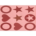 thumbnail image 1 of Ahgly Company Indoor Rectangle Patterned Pastel Pink Area Rugs, 4' x 6', 1 of 6