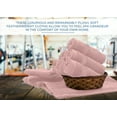 thumbnail image 3 of Dan River Washcloth for Face 12 pack Soft Absorbent and Quick Drying Durable Cotton Face Towel - Dusty Rose, 3 of 8