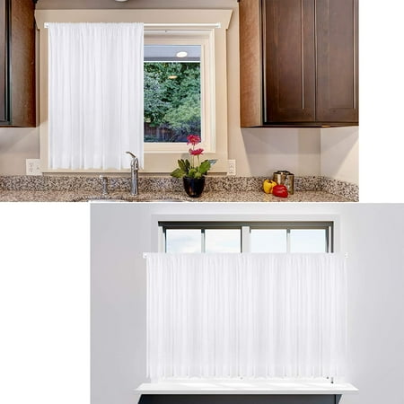 Adjustable Plastic Curtain Rod Extendable Rods For Window Cupboard Bars Tension Rail Pole Self Adhesive Home Bathroom Hotel 15 7 27 5 Inch White 2 Canada Adjustable Plastic Curtain Rod, Tension Rod Curtain Rail