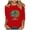 Red, variant on Wancir Womens Fall Tops,Women's Casual 3/4 Length Sleeve Tops Round Neck Shirt Basic Ladies Clothing