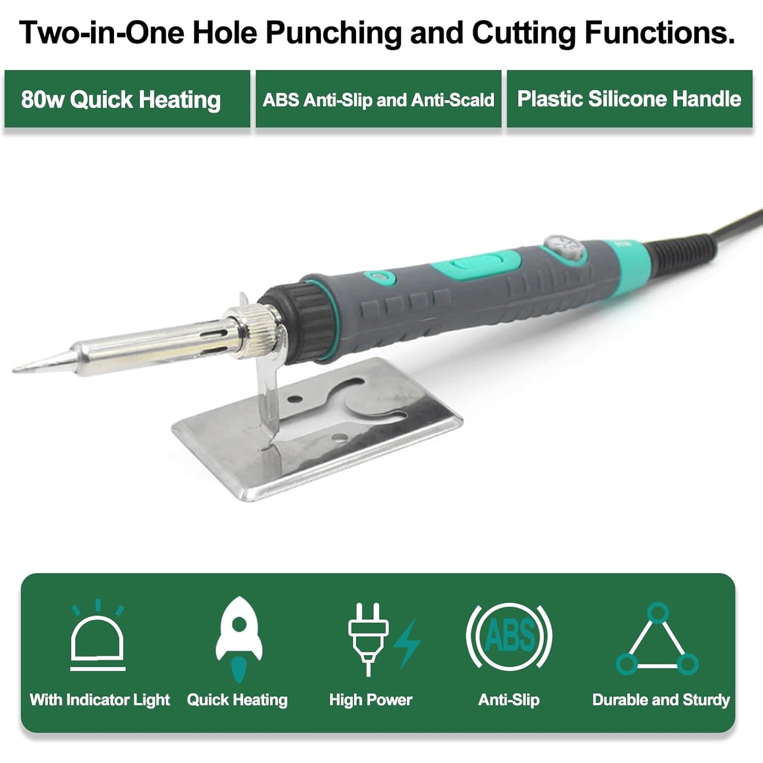 Plant Pot Perforator With 7 Drill Bits,2-in-1 Electric Soldering Iron for DIY Plant Pot Drainage Hole