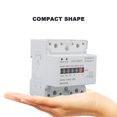 thumbnail image 3 of Contador De Vatios-hora ANGGREK 800imp/kwh 5100A 50HZ Indicador LED De Doble Color Medidor De Electricidad Contador Mecánico Para El Hogar, 3 of 8