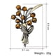 thumbnail image 3 of Fashion Exquisite Tree Shape Brooch Pin Women Scarf Clothes Decor Accessory Gift(AF083-A), 3 of 5