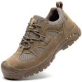 thumbnail image 1 of Zapatos de seguridad laboral para hombres, zapatos de seguridad antigolpes, ligeros y transpirables con cabeza de acero, 1 of 5