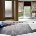 thumbnail image 6 of Home Sun Blocking Frosted Window Film Privacy 3D Static Flower Glass Window Sticker, 6 of 12