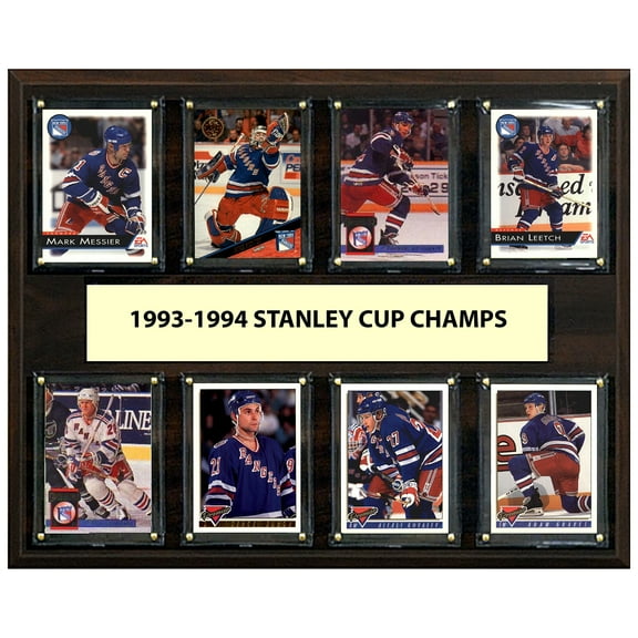 New York Rangers 12" x 15" Trading Card Plaque