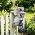 thumbnail image 4 of Solar Garden Lights Resin Animal Statue Outdoor Courtyard Decor Waterproof LED Night Light for Yard Patio Pathway Gift, 4 of 9