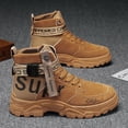 thumbnail image 1 of Botas de hombre de primavera y otoño, versátiles, de punta redonda, de caña alta, botas de moda, botas militares para hombre, botas de gran tamaño, zapatos para hombre, 1 of 6