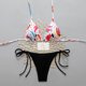 thumbnail image 1 of Trajes de baño para mujer, bikinis de cintura alta con cordón ajustable, traje de baño fruncido, conjunto dividido, trajes de baño para mujer, trajes de baño para mujer, traje de baño para mujer, traj, 1 of 5