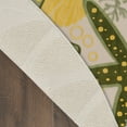 thumbnail image 6 of Nourison Aloha Indoor/Outdoor Green Yellow 7'10" x Round Area Rug (8 Round), 6 of 9