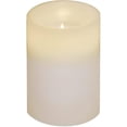 thumbnail image 5 of Luminara 02335 Frosted Glass Cylinder Battery Operated LED Realistic Flame Candle, 3.5" x 6", 5 of 5