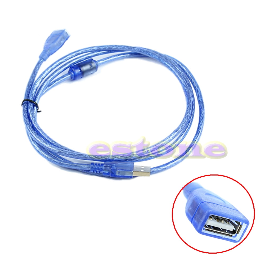 10FT USB 2.0 Extension Cable - USB A Male To Female Data Sync Charger Cable (3 Meters)