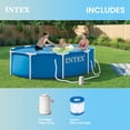 thumbnail image 6 of INTEX Metal Frame 10ft x 30in Above Ground Swimming Pool Set w/ Filter Pump, 6 of 10