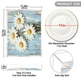 thumbnail image 3 of WOBOGO Elegant Daisy Acrylic Serving Trays 15.7x11.8 Inch Spill Proof Clear Decorative Organizer with Handle, 3 of 7