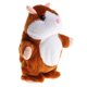 thumbnail image 1 of Grabación de voz de hámster con pilas para aprender para niños, marrón claro perfke Talking Hamster Toy, 1 of 9