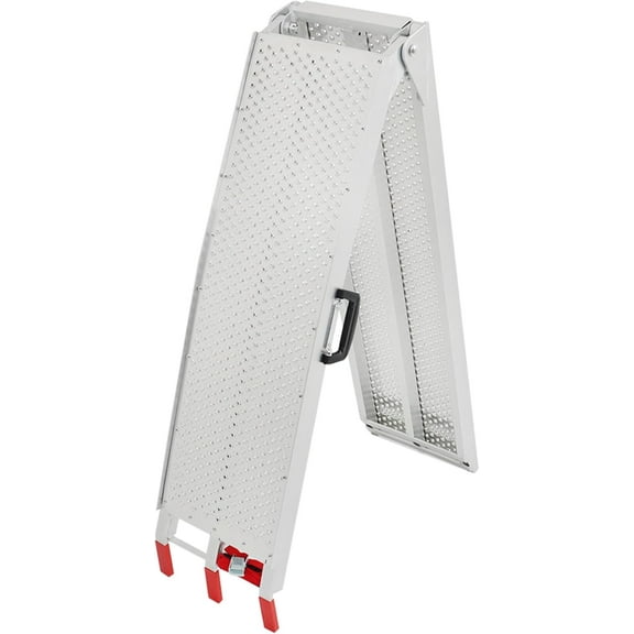 LABLT Foldable Aluminum Loading Ramp with Handle 7.5FT x 11in 2250mm x 280mm 550lbs Capacity for Motorcycle, Truck, Dirt Bikes, Quads, Lawn Mowers, Snow Blowers etc 1 PC ATV UTV Portable Ramp
