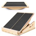 thumbnail image 1 of Tabla de equilibrio y tabla inclinada Woodure 2 en 1 con inclinación ajustable, 1 of 8