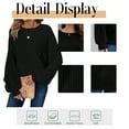thumbnail image 5 of SIEANE Women's Plus-Size Casual Crew Neck Long-Sleeved Autumn/Winter Twist Nnit Sweater Top 1X-4X, 5 of 7