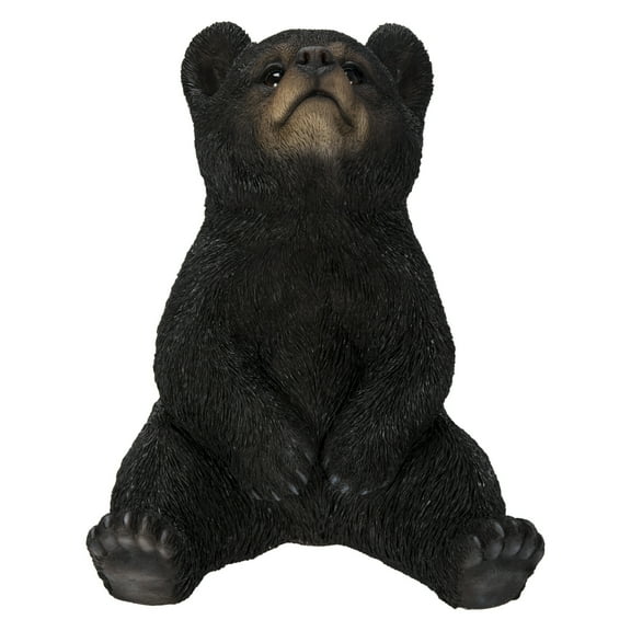 Hi-Line Gifts 14.25" Sitting Bear Cub Outdoor Garden Statue