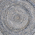 thumbnail image 5 of SAFAVIEH Cape Cod Hamilton Braided Circles Area Rug, 5' x 5' Round, Blue/Natural, 5 of 6