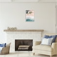 thumbnail image 3 of Stupell Industries Aerial Tropical Beach Landscape Painting White Framed Art Print Wall Art, 16 x 20, 3 of 9