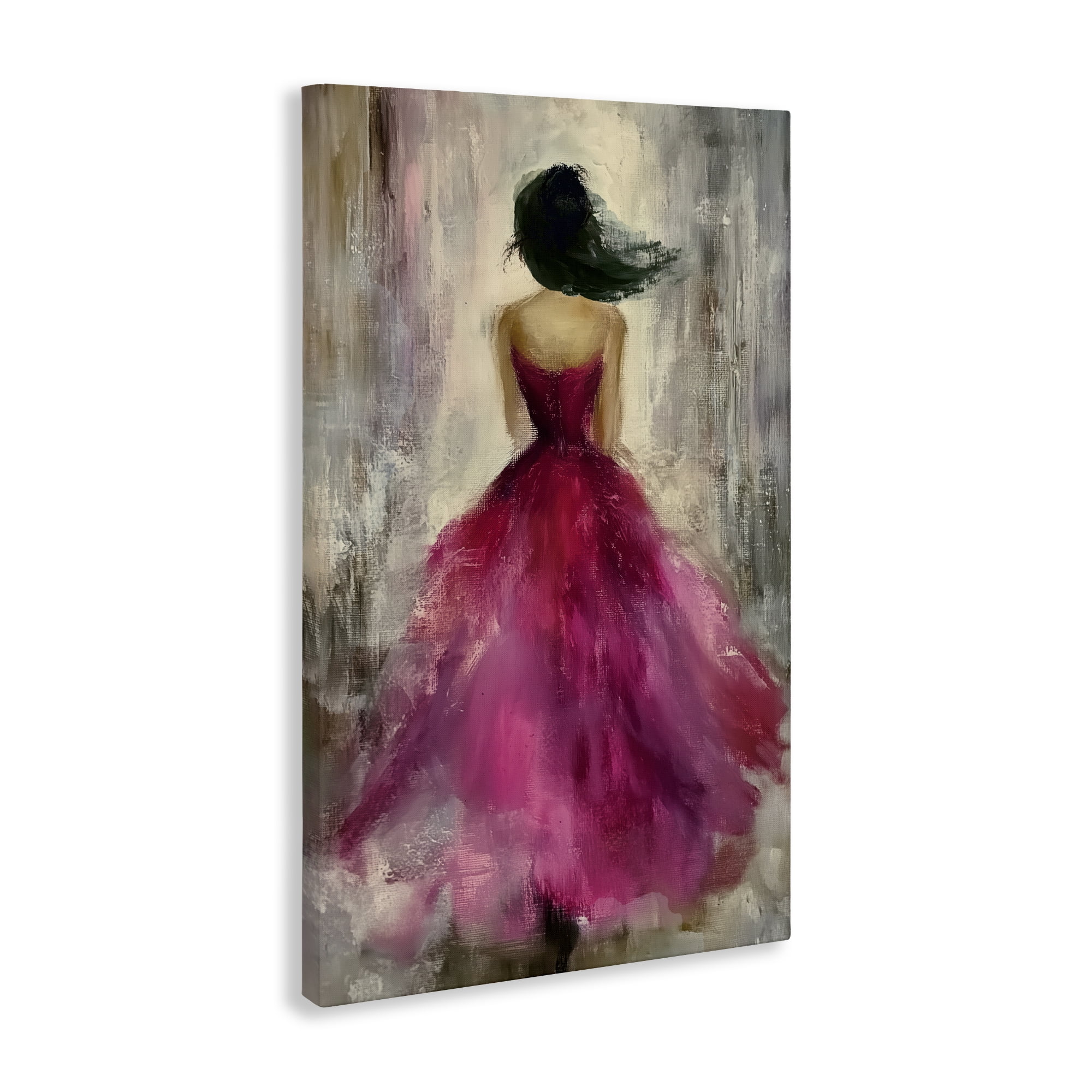 After Midnight Girl in Gown Canvas Wall Art, design by Annabelle Hall