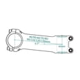 thumbnail image 6 of NIBOLOG High Hardness Handlebar Stem PVD Surface Vacuum Coating Increase Height Long Service Life Bicycle Stem for Downhill Bikes, 6 of 8